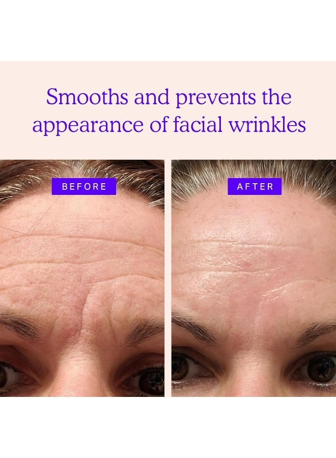 BLUMBODY Face & Forehead Wrinkle Patches - Mini Anti Wrinkle Facial Patches To Smooth Eye, Mouth, Forehead Wrinkles - Non-Silicone Face Tape For Fine Wrinkles Between Eyes & Face - 160 Face Patches - Image 2